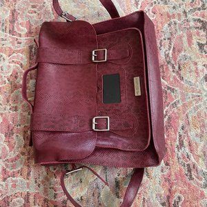 Doc Martens leather messenger bag
